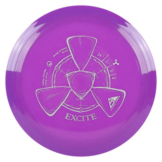 Axiom Disc Golf Neutron Excite Distance Driver 14.5/5.5/-2/2 Purple 171 grams