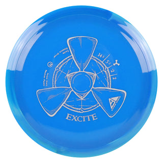 Axiom Disc Golf Neutron Excite Distance Driver 14.5/5.5/-2/2 Blue/Teal Blue 172 grams