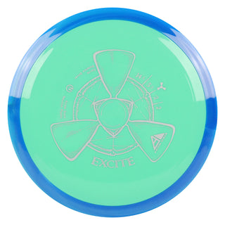 Axiom Disc Golf Neutron Excite Distance Driver 14.5/5.5/-2/2 Teal/Blue Green 172 grams