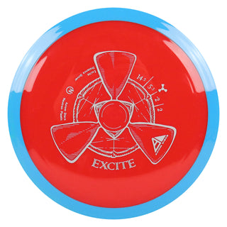 Axiom Disc Golf Neutron Excite Distance Driver 14.5/5.5/-2/2 Red/Blue 172 grams