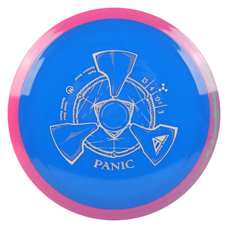 Axiom Disc Golf Neutron Panic Distance Driver 13/4/-0.5/3 Blue/Pink Green 173 grams