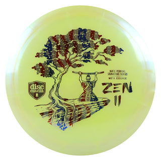 Discmania Disc Golf Nate Perkins Meta Essence Zen 2 Fairway Driver 8/9/-2/1 Yellow/USA 173 grams
