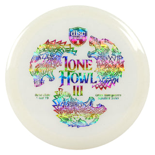 Discmania Disc Golf Lone Howl 3 PD Colten Montgomery Driver White/Rainbow Shatter 173 grams