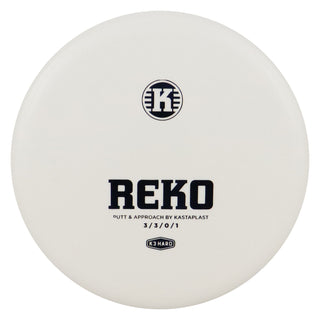 Kastaplast Disc Golf K3 Hard Reko Putter 3/3/0/1 White/Blue 173 grams