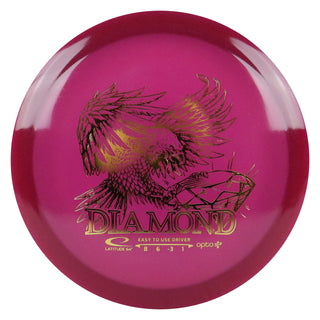 Latitude 64 Disc Golf Opto Air Diamond Fairway Driver 8/6/-3/1 Plum/Gold 148 grams