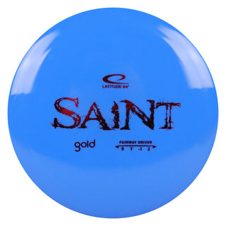 Latitude 64 Disc Golf Gold Saint Fairway Driver 9/7/-1/2 Blue/Red 174 grams