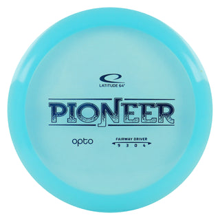 Latitude 64 Disc Golf Opto Pioneer Fairway Driver 9/3/0/4 Blue/Blue 176 grams