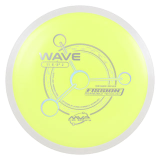 MVP Discs Sports Project Lab Coat Fission Wave Distance Driver 11/5/-2.5/2 Yellow 146 grams