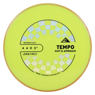 Axiom Discs Project Lab Coat Neutron Tempo Putter 4/4/0/2.5 Pear/Orange Blend 174 grams