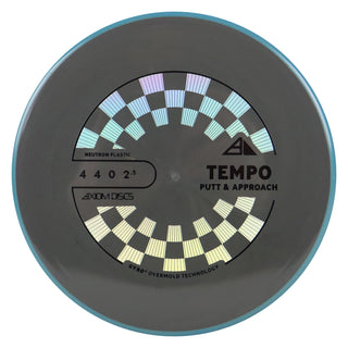 Axiom Discs Project Lab Coat Neutron Tempo Putter 4/4/0/2.5 Black/Blue 173 grams