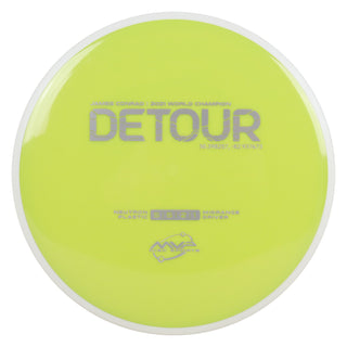 MVP Discs Sports Project Lab Coat James Conrad Neutron Detour Midrange 5/5/-2/1 Dull Yellow 167 grams