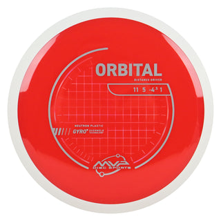 MVP Discs Sports Project Lab Coat Neutron Orbital Distance Driver 11/5/-4.5/1 Red 172 grams