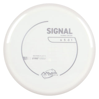 MVP Discs Sports Project Lab Coat Neutron Signal Fairway Driver 6/5/-3/1 White 171 grams