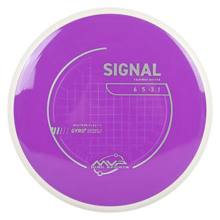 MVP Discs Sports Project Lab Coat Neutron Signal Fairway Driver 6/5/-3/1 Purple 174 grams