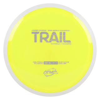 MVP Discs Sports Project Lab Coat James Conrad Neutron Trail Distance Driver 10/5/-1/1 Yellow 174 grams