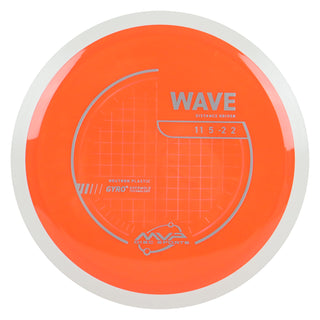 MVP Discs Sports Project Lab Coat Neutron Wave Distance Driver 11/5/-2/2 Orange 172 grams