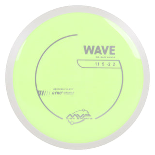 MVP Discs Sports Project Lab Coat Neutron Wave Distance Driver 11/5/-2/2 Pastel Yellow 172 grams