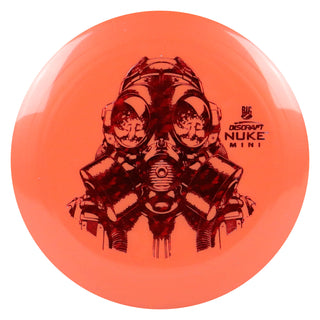 Discraft Disc Golf Big Z Nuke Mini 6" Thrower or Marker Orange/Red Shatter