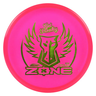 Discraft Disc Golf CryZtal FLX Brodie Smith Zone Mini 6" Thrower or Marker Pink/Gold