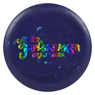 Discraft Disc Golf Jawbreaker Challenger Mini 6" Thrower or Marker Navy/Rainbow Shatter