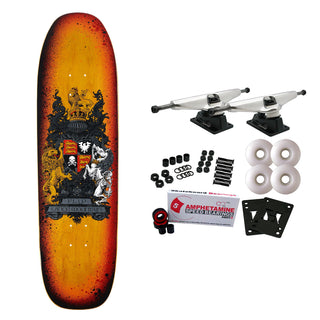 Flip Skateboard Complete Mountain Spray Crest Yellow 9.0" x 32.57"