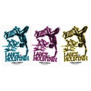 Powell Peralta Bones Brigade Sticker Pack - 5 Stickers - Caballero, McGill, Mullen, Mountain, Guerrero