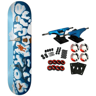 Toy Machine Skateboard Complete Arctic 8.5" x 32"