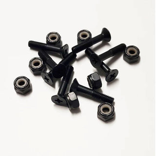 Olympia Supply Skateboard Mounting Hardware Phillips Black 1.25"