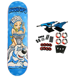 Hook Ups Skateboard Complete Polar Girl 8.5" x 32.25"