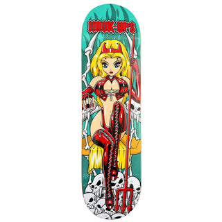 Hook Ups Skateboard Deck Devil Throne 8.5" x 32.25"