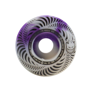 Spitfire Skateboard Wheels 50mm Flashpoint Classic Purple/White Swirl