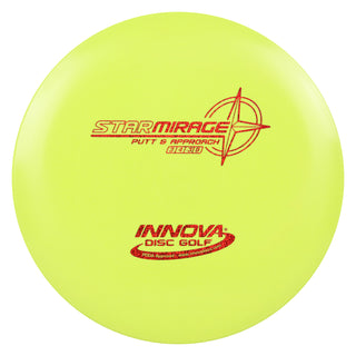 Innova Disc Golf Star Mirage Putter 3/4/-3/0 Yellow/Red Shimmer 173 grams