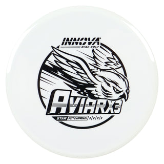 Innova Disc Golf Star AviarX3 Putting Disc 3/2/0/3 White/Black 173 grams