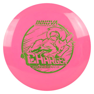 Innova Disc Golf Star Charger Distance Driver 13/5/-1/2 Pink/Olive 171 grams