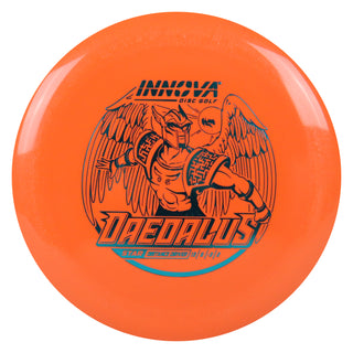 Innova Disc Golf Star Daedalus Distance Driver 13/6/-3/2 Orange/Turquoise 163 grams