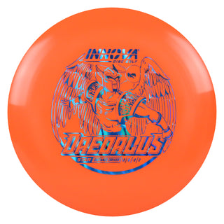 Innova Disc Golf Star Daedalus Distance Driver 13/6/-3/2 Orange/Blue Waves 168 grams