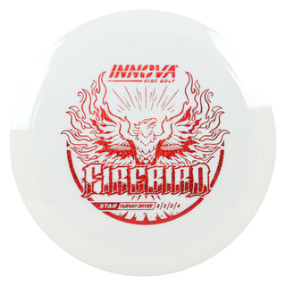 Innova Disc Golf Star Firebird Fairway Driver 9/3/0/4 White/Red Shimmer 168 grams