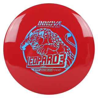 Innova Disc Golf Star Leopard3 Fairway Driver 7/5/-2/1 Red/Blue Holo 171 grams