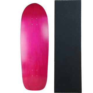 Moose Old School Deck 10" x 33" Stained Pink with Griptape