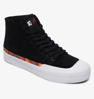 DC Skateboard Shoes T-Funk Hi S Black/White Print