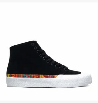 DC Skateboard Shoes T-Funk Hi S Black/White Print