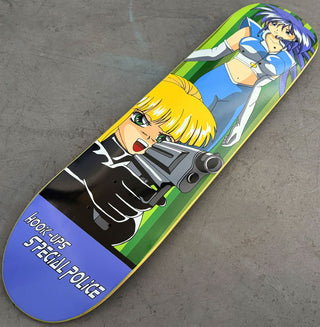 Hook Ups Skateboard Deck 30 Year Anniversary Special Police 7.5" x 31"