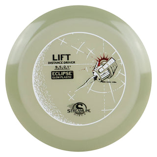 Streamline Disc Golf Eclipse 2.0 Glow Lift Distance Driver 9/5/-2/1.5 Glow/Red Foil 173 grams