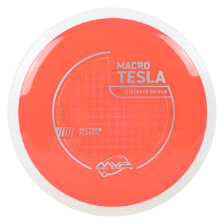MVP Disc Sports Project Lab Coat Macro Tesla Disc Golf Marker/Thrower - Neutron Neon Red