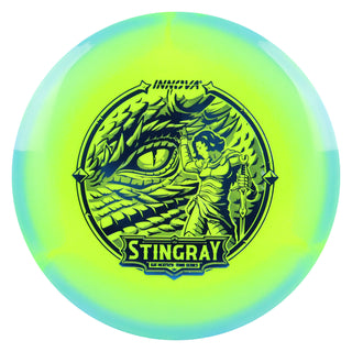 Innova Kat Mertsch Tour Series Halo Star Stingray Midrange 4/5/-3/1 Baby Blue Yellow/Navy 180 grams