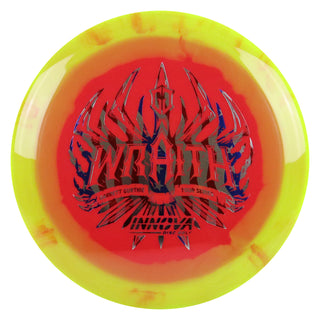 Innova Garrett Gurthie Tour Series Halo Star Wraith Distance Driver 11/5/-1/3 Yellow Red/USA 173 grams