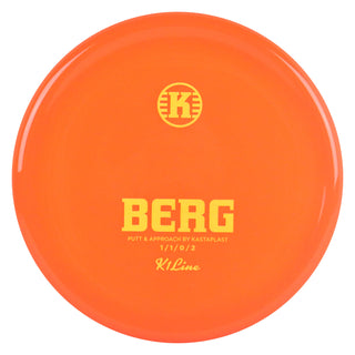 Kastaplast Disc Golf K1 Berg Putter 1/1/0/2 Orange/Yellow 171 grams