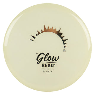 Kastaplast Disc Golf K1 Glow Reko X Putter 3/3/0/2 Glow/Gold 175 grams