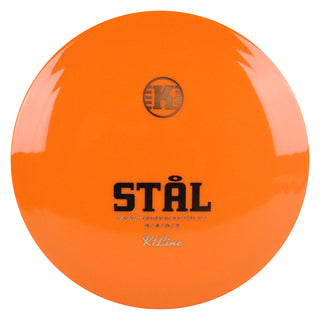 Kastaplast Disc Golf K1 Stal Fairway Driver 9/4/0/3 Orange/Gold 171 grams