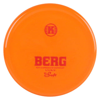 Kastaplast Disc Golf K1 Soft Berg Putter 1/1/0/2 Orange/Red 175 grams